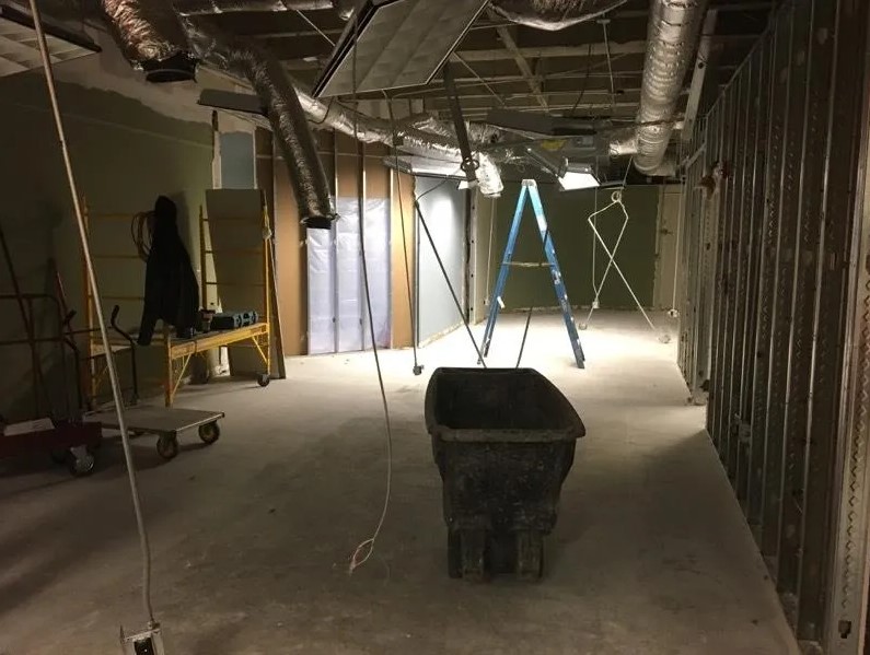 selective demolition in progress in bucks county